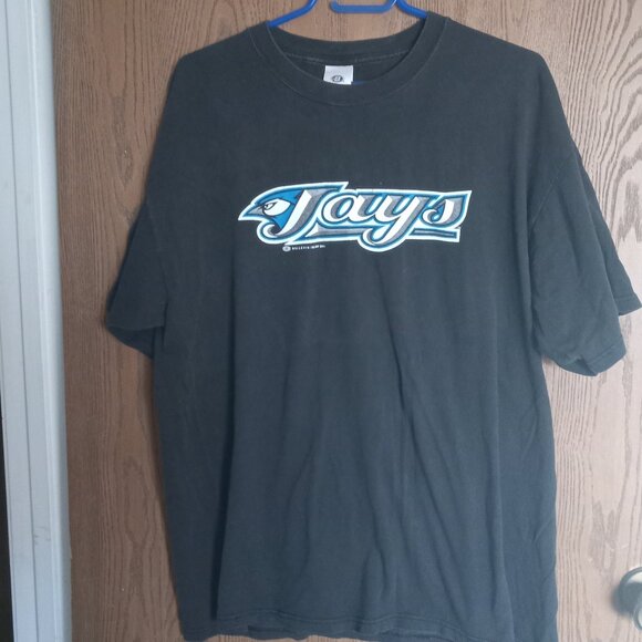 Vintage Toronto Blue Jays Logo Black Shirt - Picture 1 of 4
